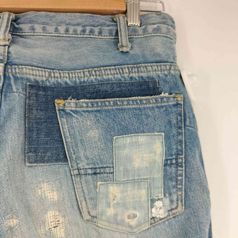 ニッチ niche. パッチワーク デニムパンツ メンズ JPN:L