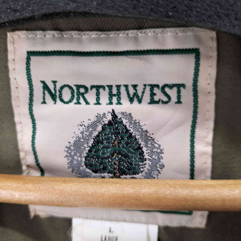 NORTHWEST TERRITORY カモフラ キルティング ハンティング ベスト ナイロン 切替 メンズ JPN:L