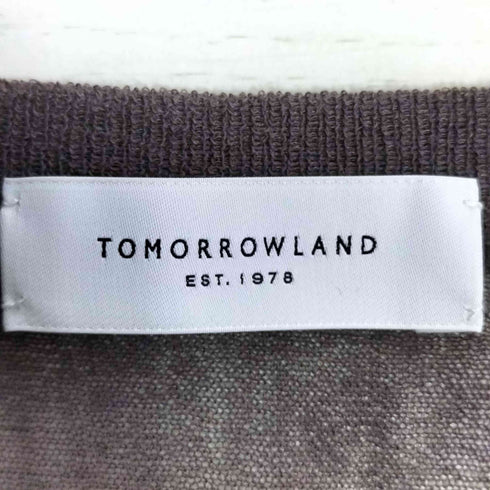 トゥモローランド TOMORROWLAND シアーポリエステルリネン クルーネックプルオーバー レディース FREE