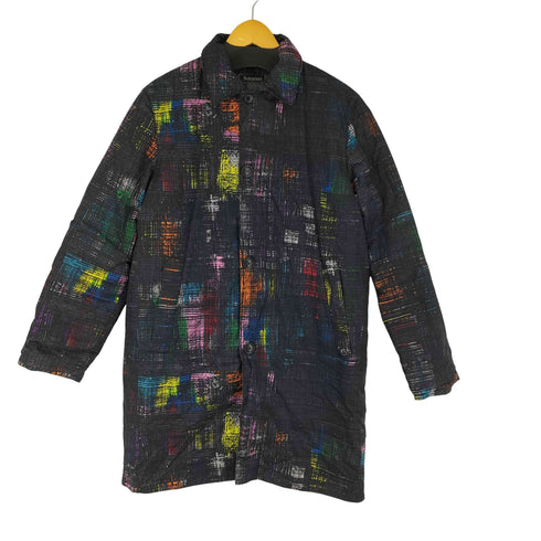 ボヘミアンズ BOHEMIANS 総柄 リバーシブルダウンコート メンズ JPN:M