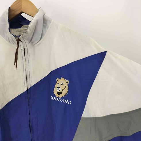 BW ATHLETIC WEAR GODDARD ライオン 刺繍 ナイロン トラック ジャケット メンズ JPN:L