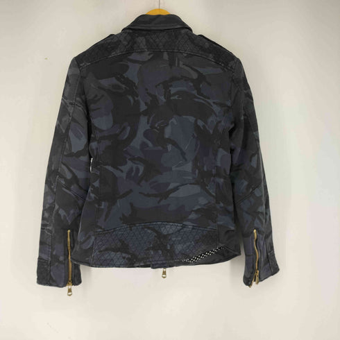 ウノピュウノウグァーレトレ 1PIU1UGUALE3 sweat denim riders jacket メンズ V