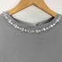 プラステ PLST ビジューネックダブルスリーブTシャツ レディース JPN:S