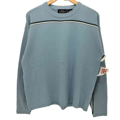 ソノマ sonoma クルーネック アクリルニット メンズ import:M