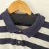 ポロバイラルフローレン Polo by RALPH LAUREN スモールポニー刺繍 ボーダー S/S ポロシャツ メンズ import:XL
