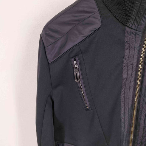 ザラマン ZARA MAN 異素材切り替えジップデザインジャケット メンズ import:L