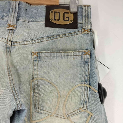 ドルチェアンドガッバーナ DOLCE&GABBANA ダメージリペア加工 デニムパンツ メンズ 44