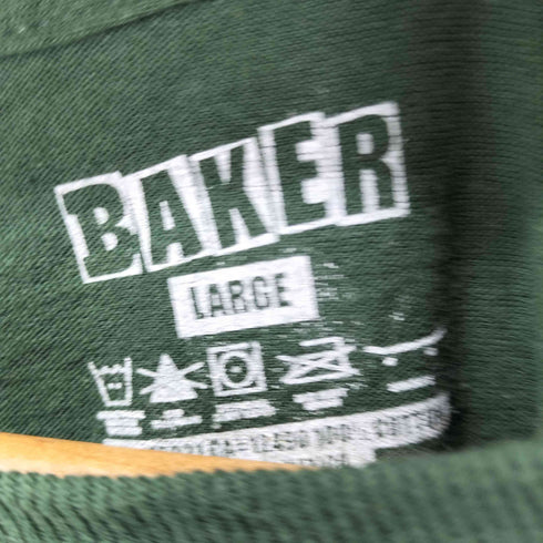 BAKER 両面プリント L/S Tシャツ メンズ JPN:L