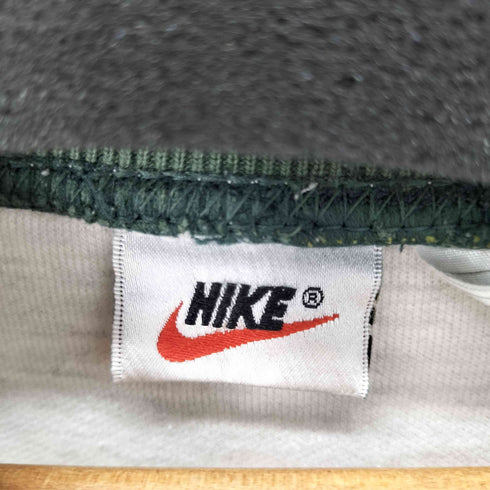 ナイキ NIKE 90S 銀タグ スウォッシュロゴ 刺繍 スウェット半袖シャツ メンズ