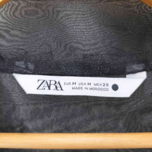 ザラ ZARA シアーブラウス レディース JPN:M