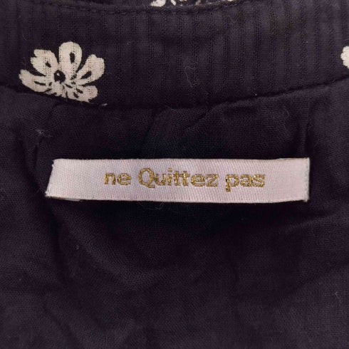 ヌキテパ NE QUITTEZ PAS Dobby Stripe Flower Print Sleeveless Dress レディース JPN:S