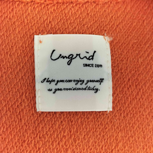 アングリッド Ungrid ビッグシルエットロゴスウェット レディース FREE