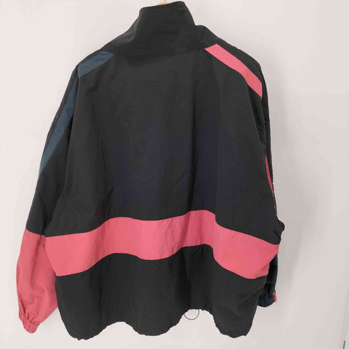 アーバン レヴィヴォ URBAN REVIVO ナイロン ジップアップ ジャケット 裾ドローコード メンズ JPN:L