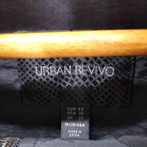アーバン レヴィヴォ URBAN REVIVO ナイロン ジップアップ ジャケット 裾ドローコード メンズ JPN:L