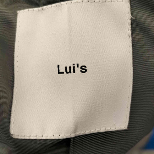 ルイス Luis ラチネノーカラージャケット&ラチネボリュームダーツパンツ メンズ M