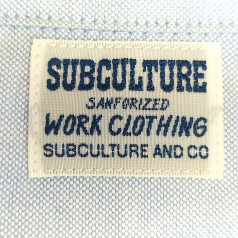 Subculture OXFORD SHIRTS オックスフォード 長袖 シャツ メンズ JPN:2