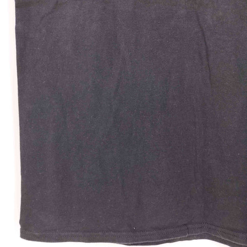ヘインズ Hanes 企業プリント ノースリーブ クルーネック Tシャツ メンズ import:L