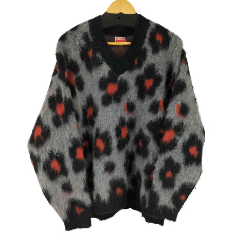 ケンゾーパリス KENZO PARIS HANA LEOPARD フラワー レオパード ニット セーター メンズ JPN:L