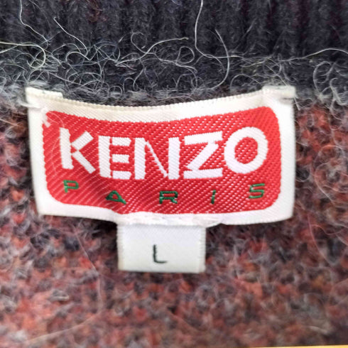 ケンゾーパリス KENZO PARIS HANA LEOPARD フラワー レオパード ニット セーター メンズ JPN:L