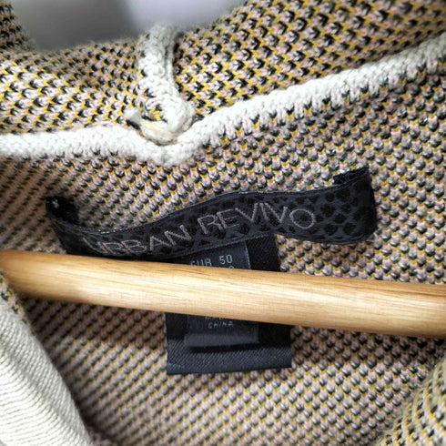 アーバン レヴィヴォ URBAN REVIVO キャラクター パーカー 裾ドローコード メンズ JPN:L