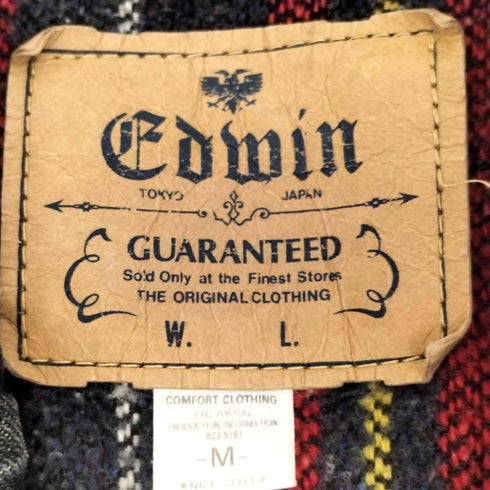 エドウィン EDWIN 裏ブランケット デニムトラッカージャケット メンズ JPN:M