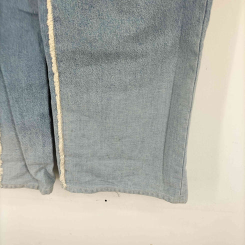 ヴェイン VEIN GRADATION JACQUARD DENIM RESIZE WIDE TROUSERS メンズ 3