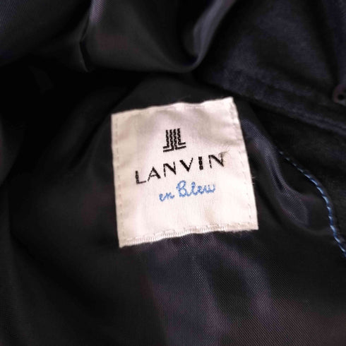 ランバンオンブルー LANVIN en Bleu フーデッド ダウンジャケット メンズ 46