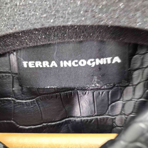 TERRA INCOGNITA クロコ型押しボックスレザージャケット メンズ JPN:XL