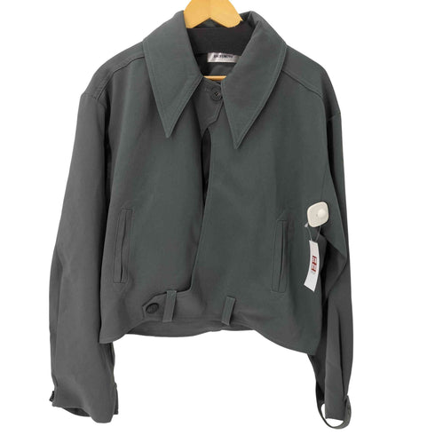 BOFENGYU ボタンフックアシンメトリービッグカラーブルゾン メンズ JPN:XL