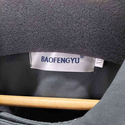 BOFENGYU ボタンフックアシンメトリービッグカラーブルゾン メンズ JPN:XL