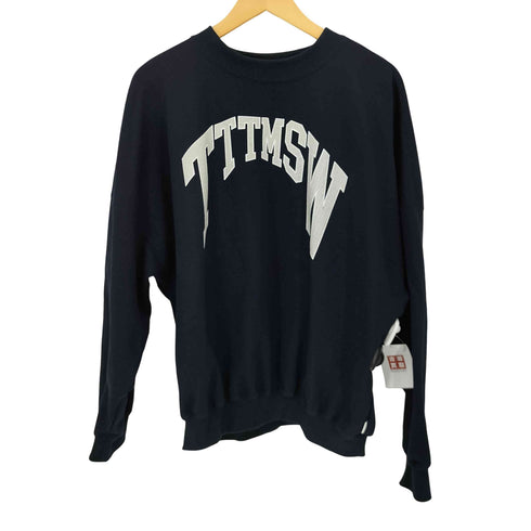 ティーモダンストリートウエア TTT_MSW 24SS College logo crew neck swea メンズ JPN:M