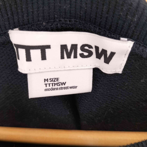 ティーモダンストリートウエア TTT_MSW 24SS College logo crew neck swea メンズ JPN:M