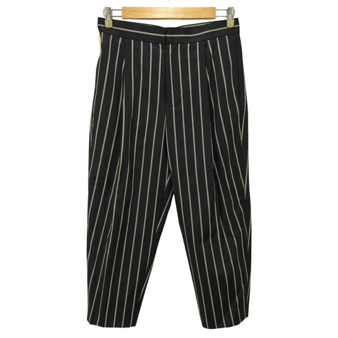 LISIERE FEMME ストライプウール混パンツ レディース 36