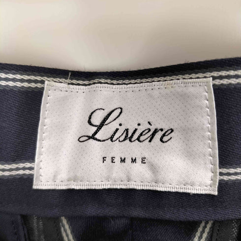 LISIERE FEMME ストライプウール混パンツ レディース 36