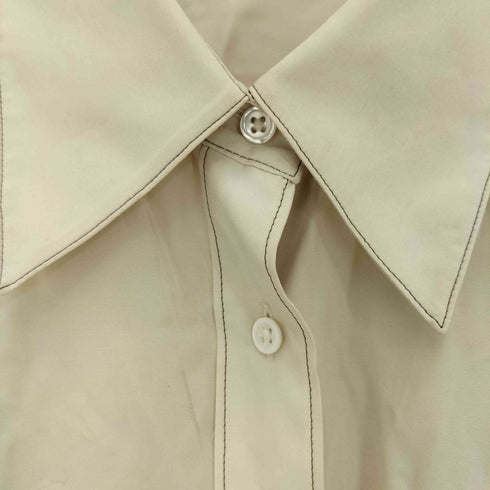 ビューティーアンドユースユナイテッドアローズ BEAUTY & YOUTH UNITED ARROWS 22SS レーヨンシルク ステッチ カラーシャツ レディース