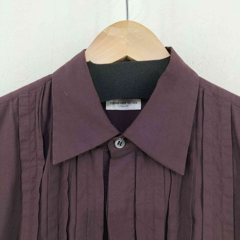 ドリスヴァンノッテン DRIES VAN NOTEN ピンタック レギュラーカラーシャツ メンズ EUR:48