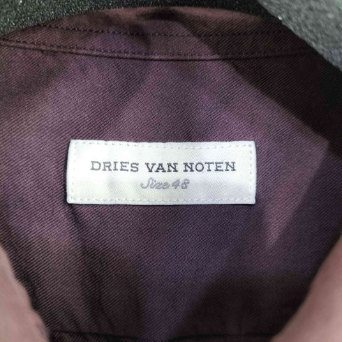 ドリスヴァンノッテン DRIES VAN NOTEN ピンタック レギュラーカラーシャツ メンズ EUR:48