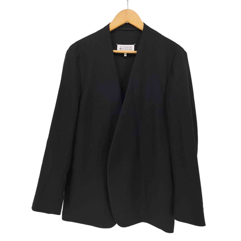メゾンマルジェラ Maison Margiela Collarless Jacket Wool Flannel メンズ EUR:48