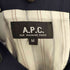 アーペーセー A.P.C. コットンリネン ギャバジン 2Bシングルテーラードジャケット メンズ import:M