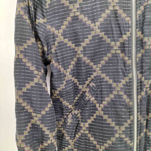 イザベルマランエトワール ISABEL MARANT ETOILE 総柄 AFRICA 刺繍 リバーシブル 中綿 スタジャン レディース FR:36