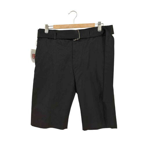 ドリスヴァンノッテン DRIES VAN NOTEN PALFORD.SH BIS 2110 belted cotton × viscose satin fabric tapered shorts メンズ 48