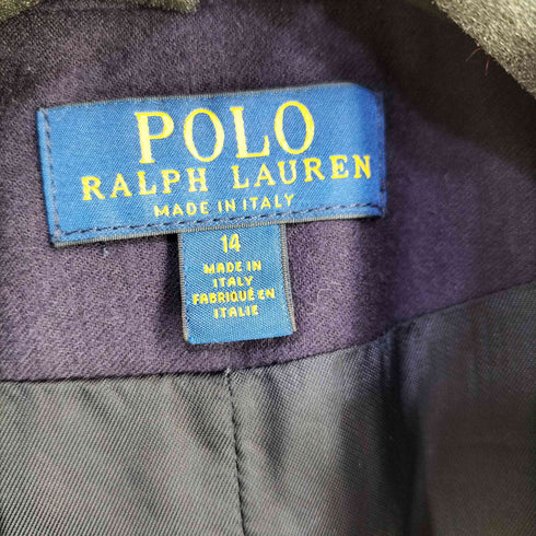 ポロラルフローレン POLO RALPH LAUREN MADE IN ITALY ウール2Bテーラードジャケット レディース 14