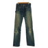 リーバイスヴィンテージクロージング Levis Vintage Clothing 大戦モデル 1944 モデル 復刻 日本製 S501XX ビッグE 赤耳 月桂樹ボタン ボタン裏 J22 刻印 クラッシュ ダメージ ストレート デニム パンツ メンズ W:32 L:36