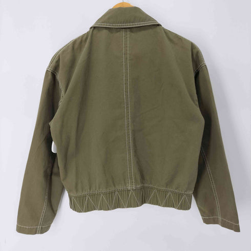 ザラ ZARA ステッチデザインクロップドジャケット レディース import:XS