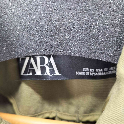 ザラ ZARA ステッチデザインクロップドジャケット レディース import:XS