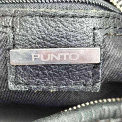 PUNTO レザー イントレチャート ショルダー バッグ レディース