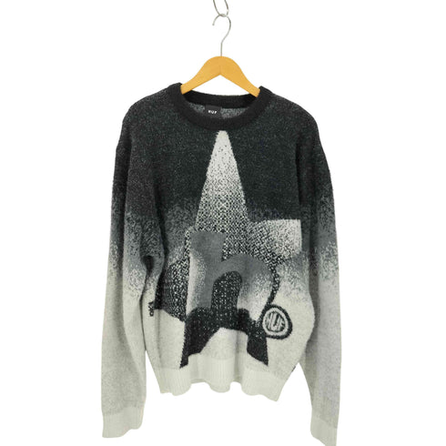 ハフ HUF 24AW Horizon Mohair Crewneck Sweater モヘアライクニット メンズ JPN:L