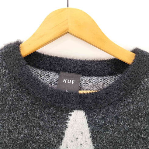 ハフ HUF 24AW Horizon Mohair Crewneck Sweater モヘアライクニット メンズ JPN:L