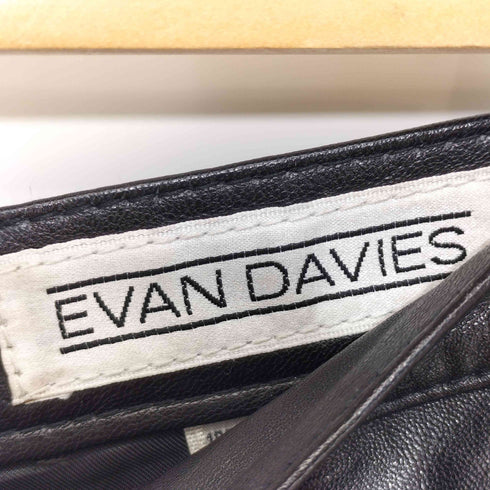 EVAN DAVIES レザーテーパードパンツ メンズ
