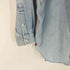 ラルフローレン RALPH LAUREN 90s the big shirt 裾ポニー刺繍 バンドカラーデニムシャツ メンズ import:M